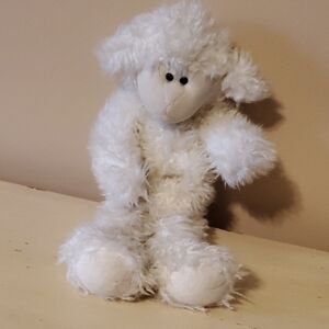 The BOYDS COLLECTION ltd Stuffed Lamb Animal Kids Cream Plush Fabric vintage